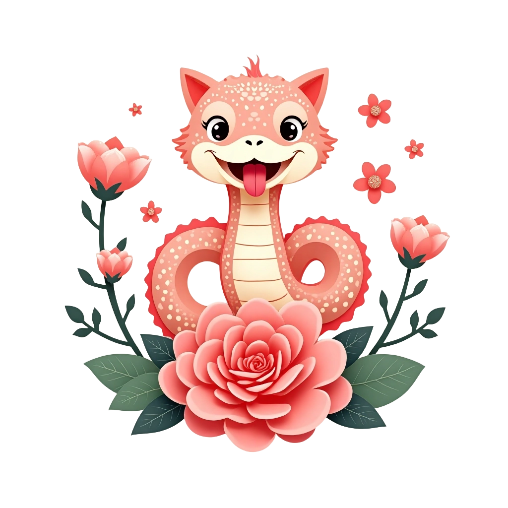 Charming Cat-Snake Fusion